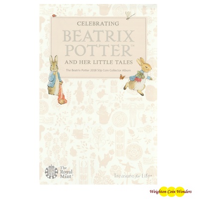2018 50p 4-Coin Collection - The Beatrix Potter Album